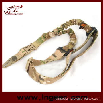 Airsoft Multi fonction corde toile élastique Double Gun Sling fusil Sling